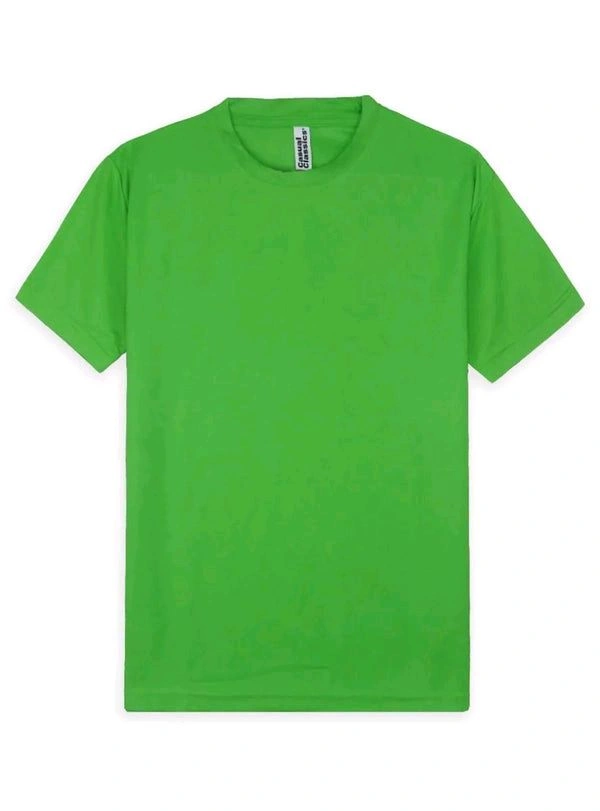 Casual Classics Mens Dry Fit T- Shirt Green 2F1 - Gray, L