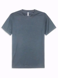 Casual Classics Mens Dry Fit T- Shirt Green 2F1 - Gray, XL
