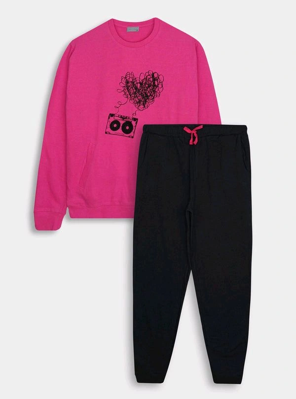 Coconuda  Ladies Winter Pink Pyjama Sets 5A1  - Wild Watermelon, S