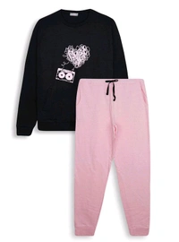 Coconuda  Ladies Winter Pink Pyjama Sets 5A1  - Wild Watermelon, XL