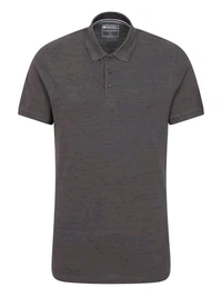 Mountain Warehouse  Mens SlubTextured Olive Polo Shirt 2B1 - As Image, 3XL