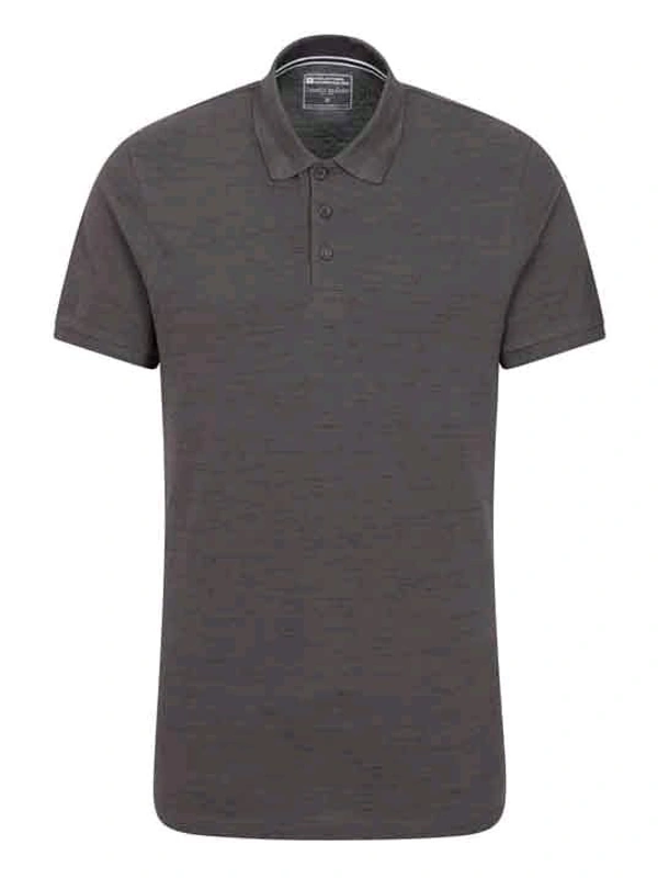 Mountain Warehouse  Mens SlubTextured Olive Polo Shirt 2B1 - As Image, 3XL