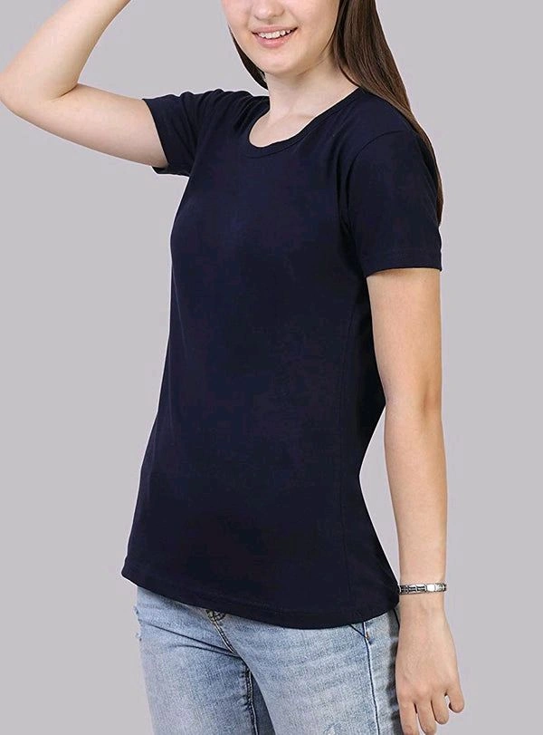 LEFTOVERS  Ladies Crew Neck T-shirt 1B2 - Navy Blue, XL