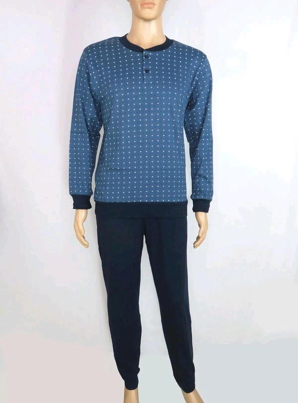 You & Me Mens Winter Pyjama Set 8D2 - Navy Blue, XL