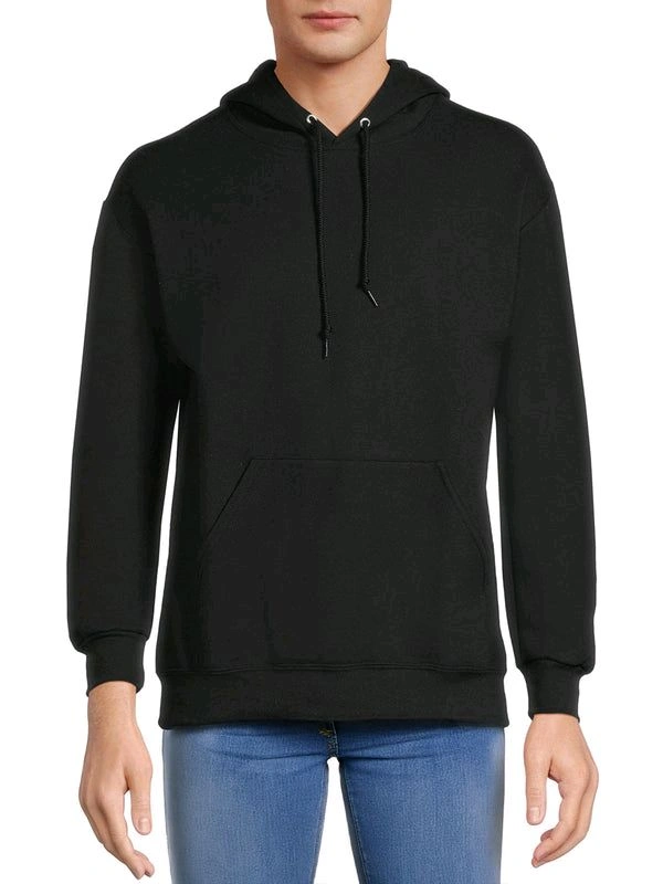 Athletic Works Mens Hooded Pullover Olive Sweatshirt 5A6 - Japanese Laurel, XL