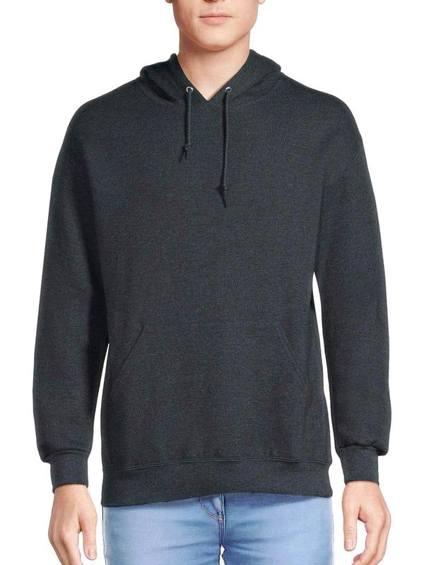 Athletic Works Mens Hooded Pullover Olive Sweatshirt 5A6 - Japanese Laurel, XL