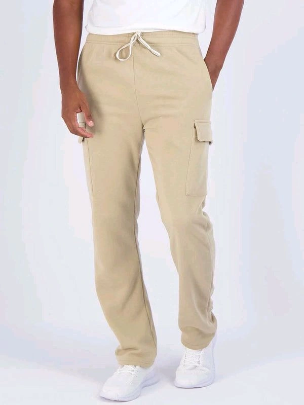 Real Essentials Mens Brown Cargo 1T1 - Brown, M