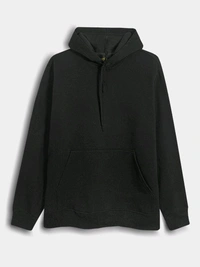 Athletic Works Mens Hooded Pullover Sweatshirt  - Black, M