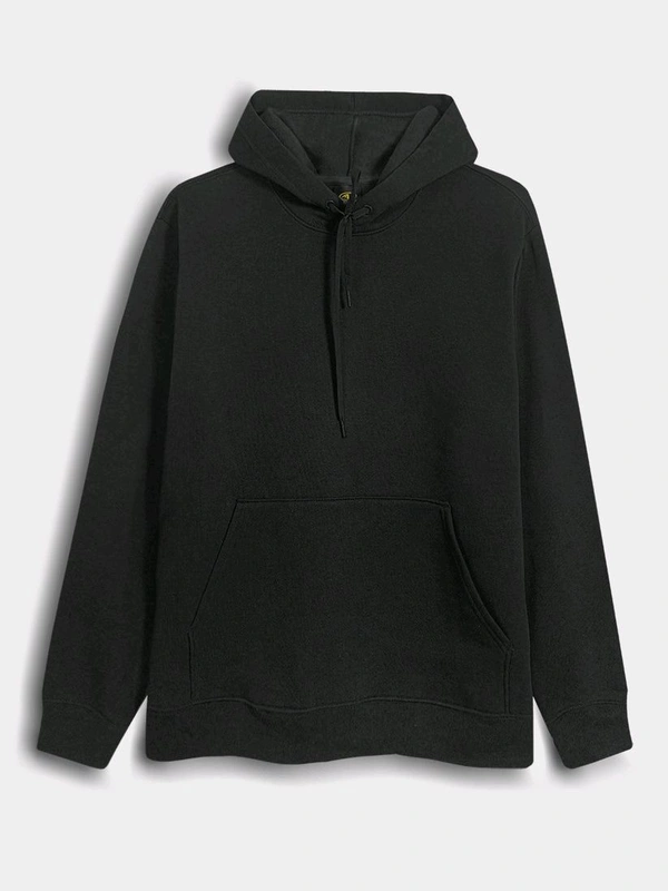 Athletic Works Mens Hooded Pullover Sweatshirt  - Black, M