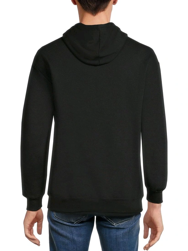 Athletic Works Mens Hooded Pullover Sweatshirt  - Black, M