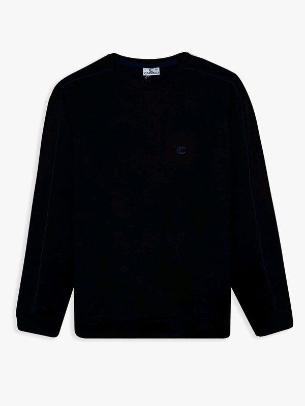 Capricci Men's Interlock Winter Black Pyjama Set Box Pack 4A2 - 1, Black, M