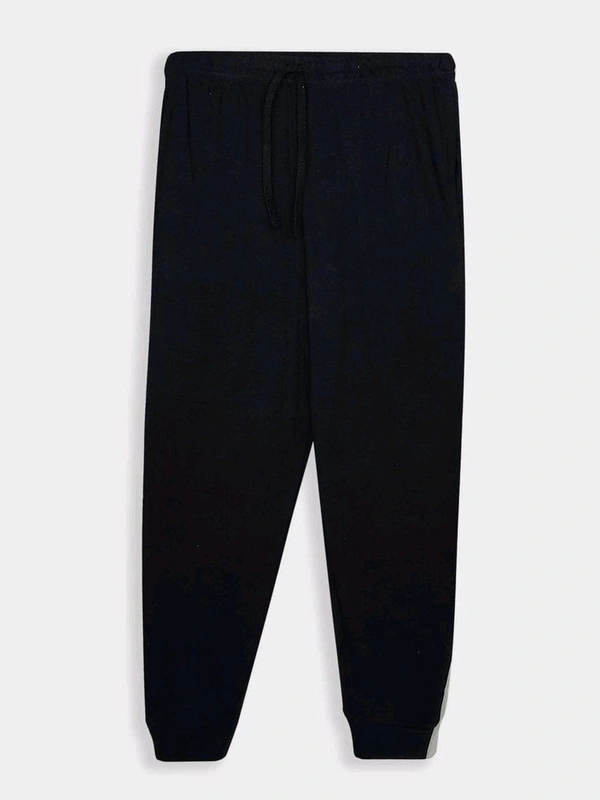 Capricci Men's Interlock Winter Black Pyjama Set Box Pack 4A2 - 1, Black, 2XL