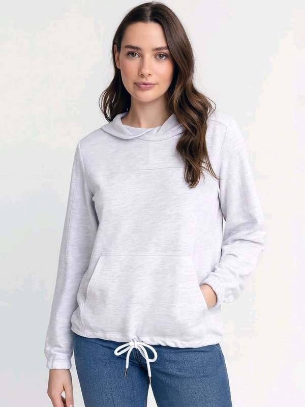 Kyodan Ladies Hooded Fleece Sweatshirt 2A1 - White, S