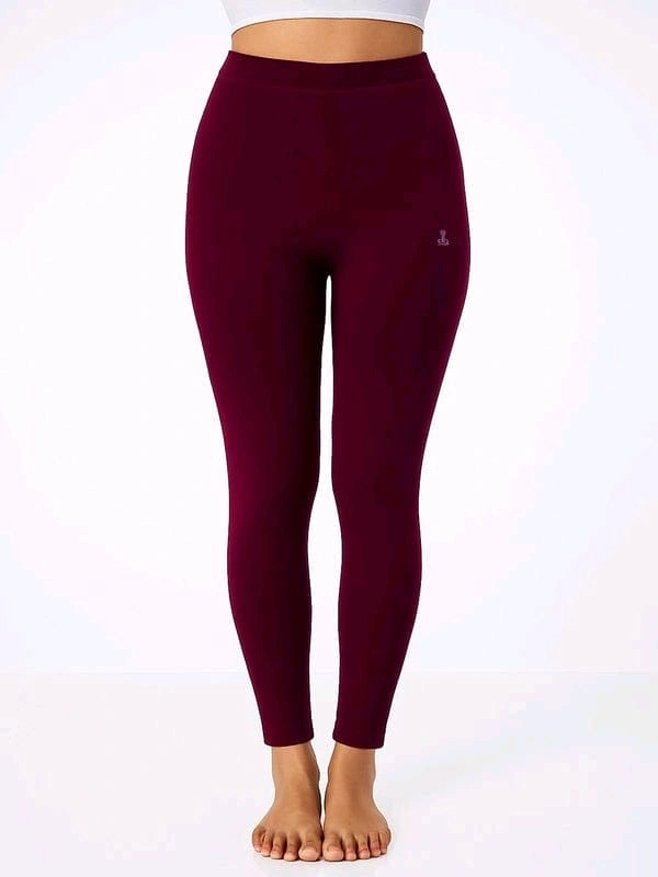 Decillion Ladies Ankle Fit Wine Leggings 6U1 - As Image, M