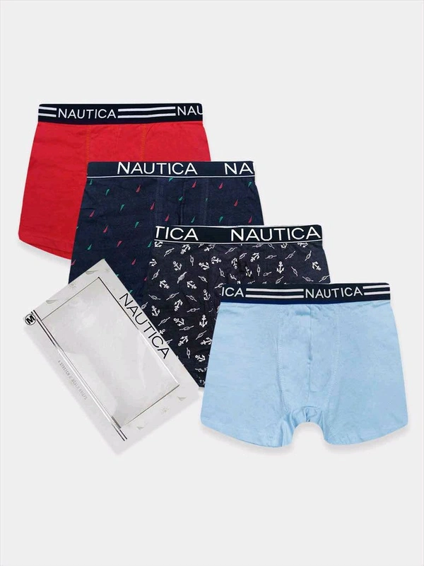 NAUTCA Mens Stretch Pack Boxer Brief 4A1 - As Image, L