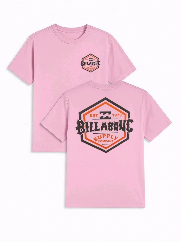 BILLBANG Mens Printed Pink T-shirt 4E1 - Pink, L