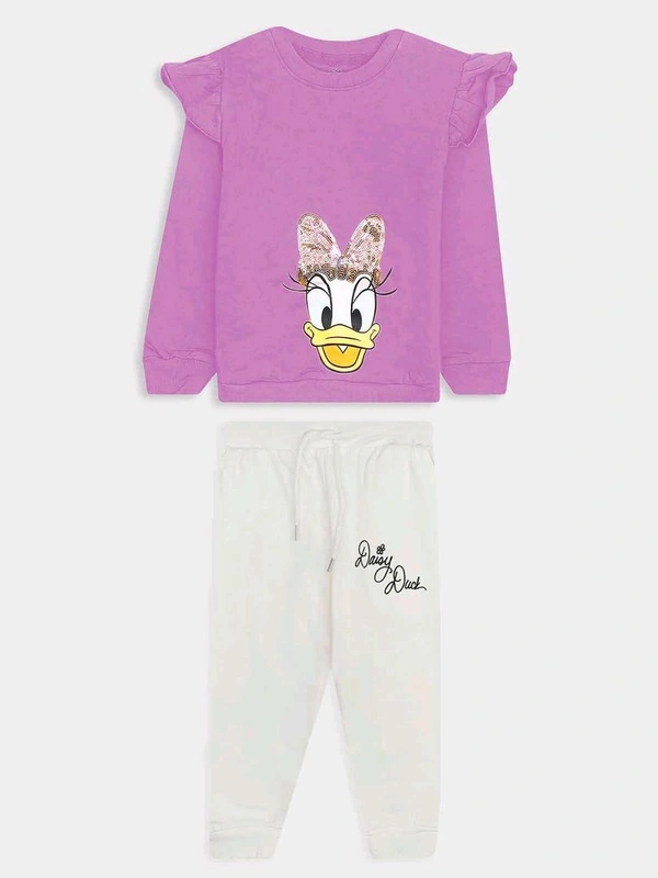 Disney Girls Printed Jogging Set 8H1 - As Image, 2Y