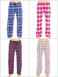 Carnival Intimates Ladies Flannel Lounge Pants 7D2 - As Image, M
