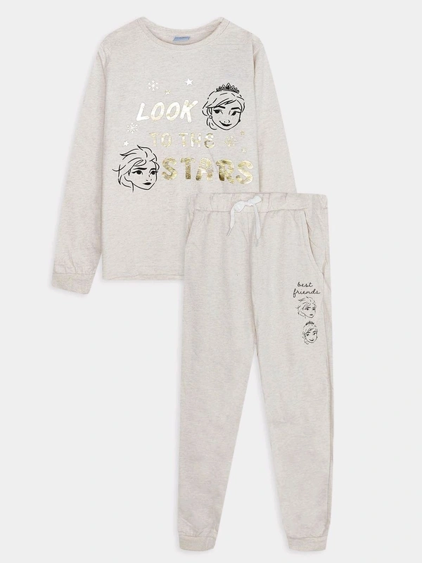 Disney Girls Printed Pyjama Set 9A6 - As Image, 8/9Y
