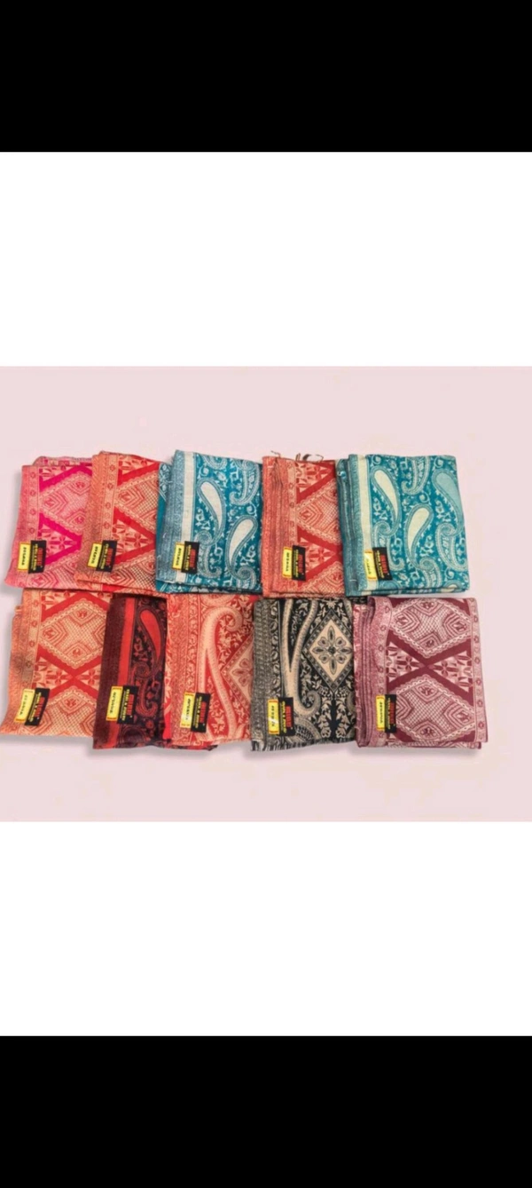 Minu Afsana Shawl Assorted Colors - Raw Sienna, 2.5, Shawl