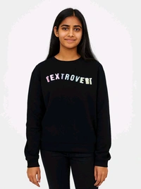 R&B Girls Yellow Fleece Pullover Sweatshirt 1B6 - Bright Sun, 8/9