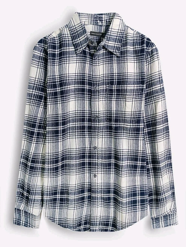 French Connection Men's Flannel Woven Shirt - L