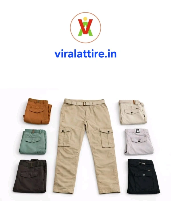 Viral Attire Cargo Pant Match Every Mood & Style - 34, black