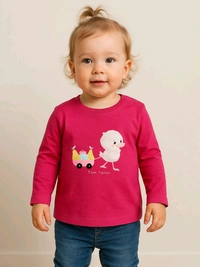Tom Tailor Baby Girl Yellow T-shirt 6B1 Ll P - 6m, as image