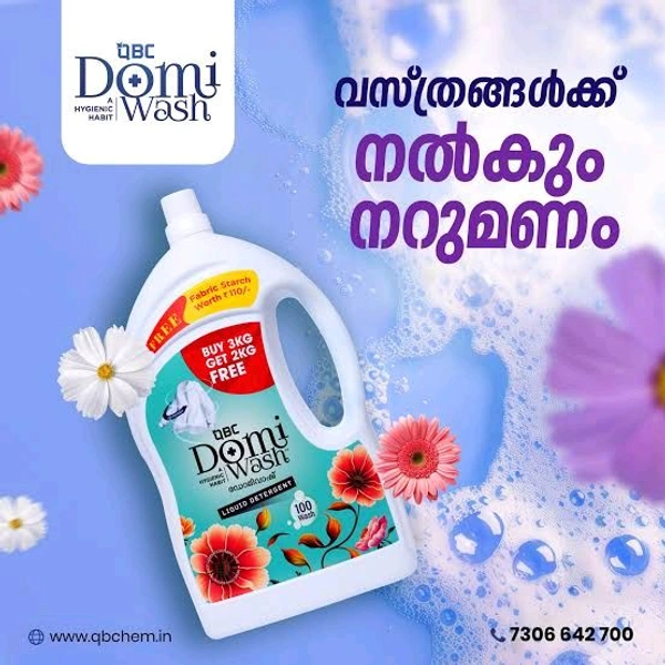 QBC DOMI DETERGENT LIQUID  - 5kg