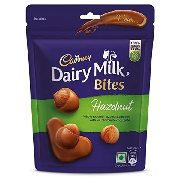 Cadbury Hazelnut Bites - 54 G