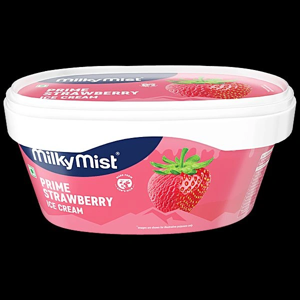 Milky Mist Strawberry Icecream - 1 L