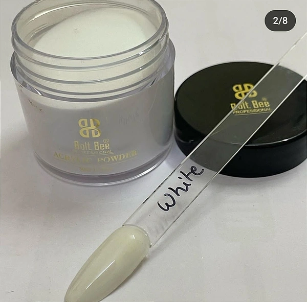 Bolt Bee Acrylic Powder (White) - 30ml