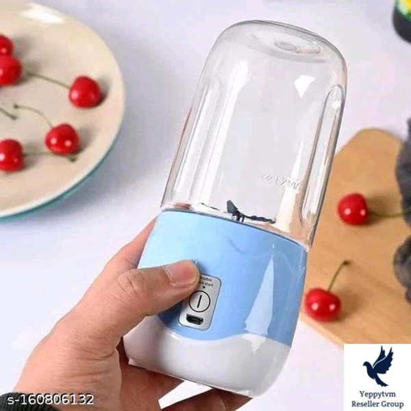 Latest Smart Portable Electric USB Juice Maker | Blender Grinder Mixer | Personal Size, USB Rechargeable Mini Juicer for Smoothies and ShakesMaterial: Plastic