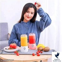 Latest Smart Portable Electric USB Juice Maker | Blender Grinder Mixer | Personal Size, USB Rechargeable Mini Juicer for Smoothies and ShakesMaterial: Plastic