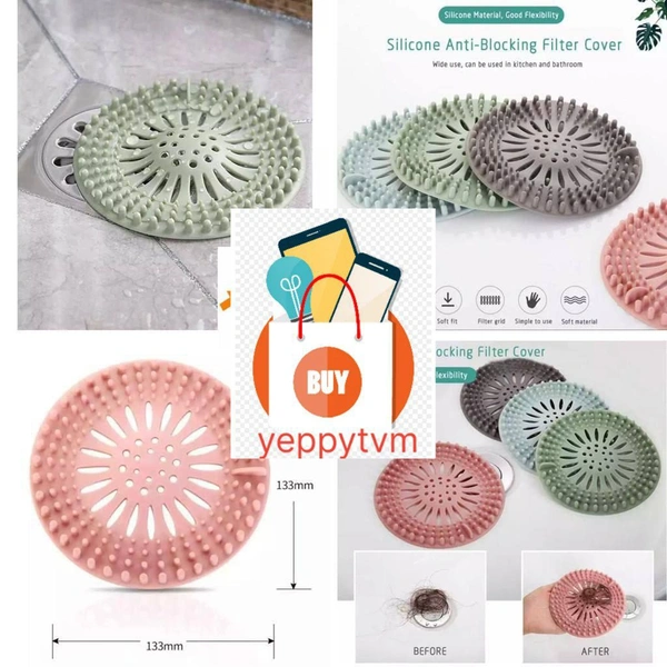 Silicon cover drain sink filter pad *Large size Round shape*Price-₹400/-* *Set of 3LIMITED STOCK