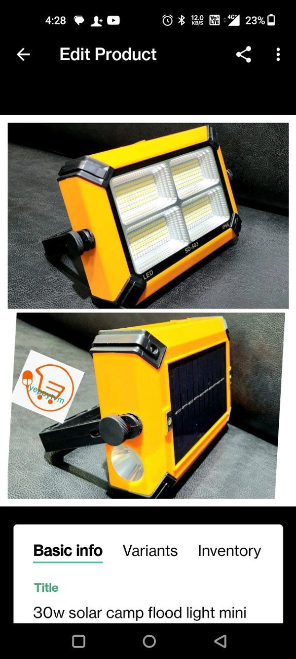 Solar light portable it can be use in
