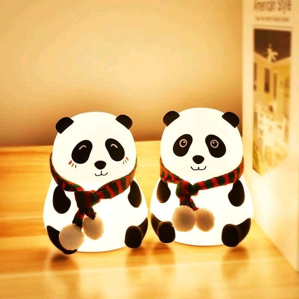 Panda Silicone Colour Changing Night Lamp
