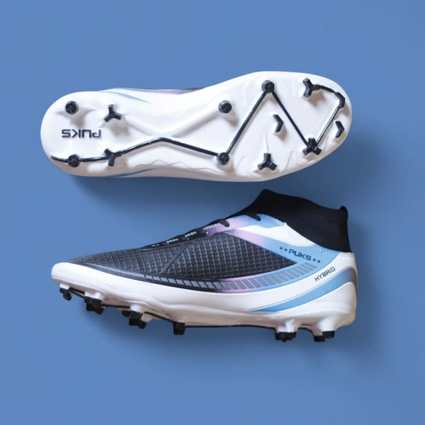 Puks Football Shoes High-top - White, 5