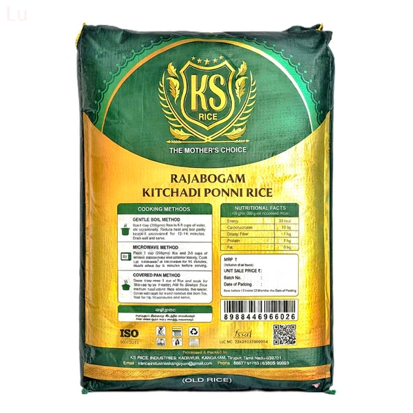 KS Kitchadi Ponni - 26 Kg