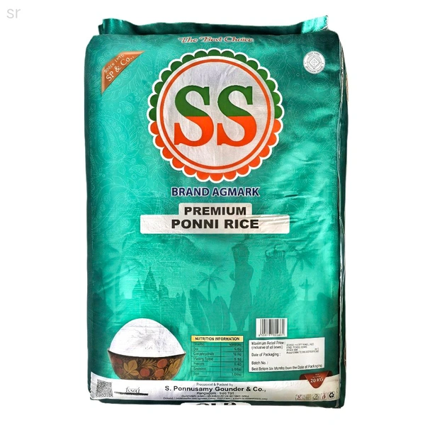 SS Premium Ponni Rice / SS பிரீமியம் - 26 Kg
