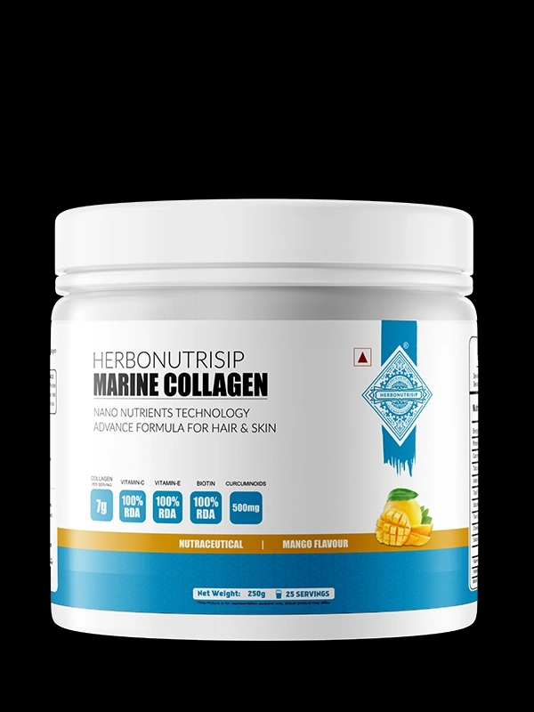 Herbonutrisip Marine Collagen Mango Flavour 250G