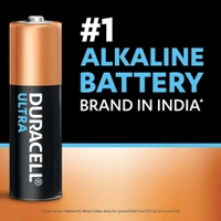 Duracell Ultra AA Alkaline Battery – Long-Lasting & Reliable Power - 2BL