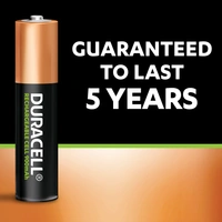 Duracell Rechargeable AAA Battery – 900mAh, Long-Lasting & Reliable Power - 4BL