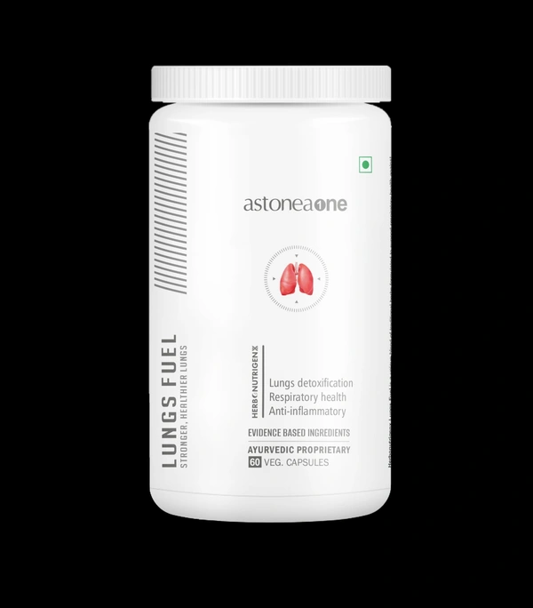 ASTONEAONE Astoneaone Herbonutrigenx Lungs Fuel Herbal Respiratory Wellness Supplement with Botanical Extracts – 60 Capsules