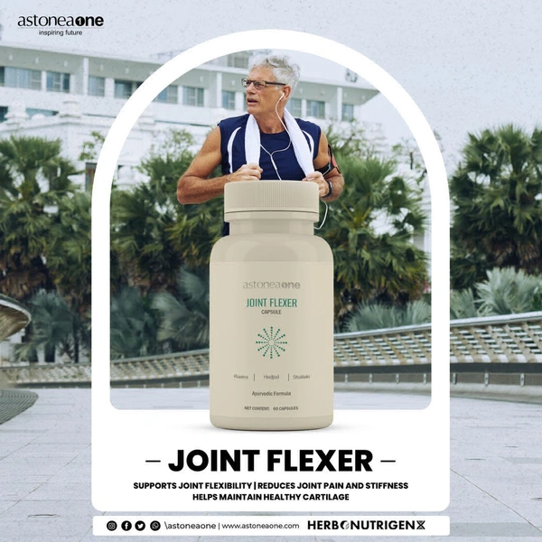ASTONEAONE Astoneaone Herbonutrigenx Joint Flexer Joint Wellness Supplement with Herbal Extracts & Curcumin – 60 Capsules