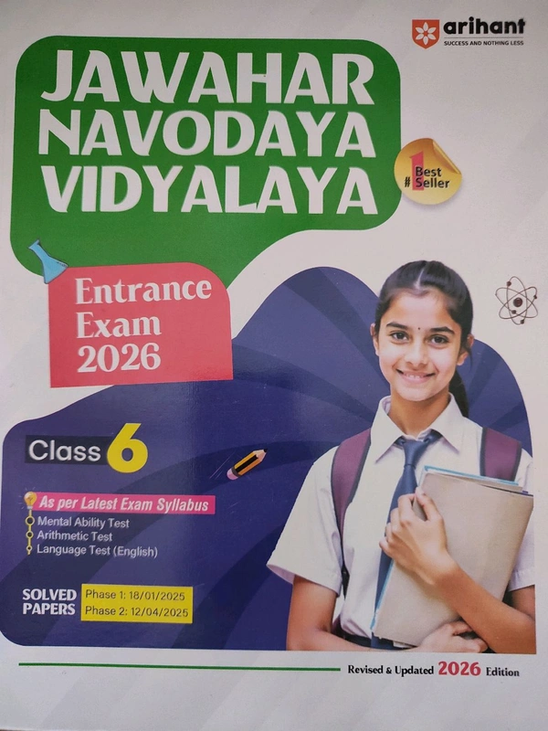 arihant jawahar navodaya vhidalaya 6 th class  english   medium