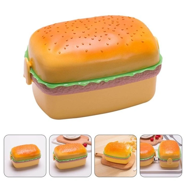   Square  Shape  burger Designed Lunch Box