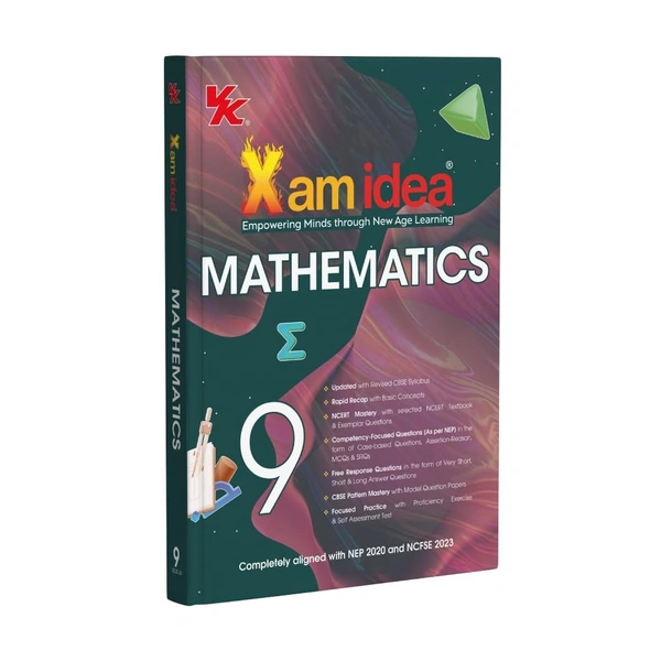 Exam Idea Xam Idea MATHEMATICS - Chapterwise Question Bank - With Competency-Focused & Free Response Qs [2025-26] - Class 9 - Xam Idea Editorial Board, English, Paperback