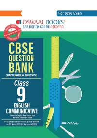 Oswaal ENGLISH COMMUNICATIVE - Question Bank, Chapterwise & Topicwise Solved papers [2025-26] - Class 9
