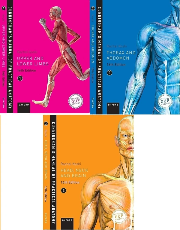 Rachel Koshi Cunningham's Manual of Practical Anatomy [Set of 3 Volumes]